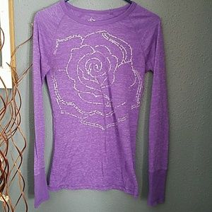 Purple Long sleeved T-shirt